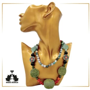 گردنبند قدرتمند و جذاب ترکیبی شانس پول محافظت کاریزما