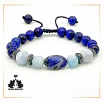 دستبند مردانه فول‌انرژیک ترکیب سنگ‌های قدرتمند