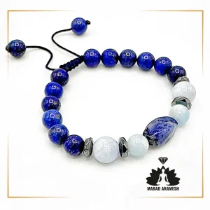 خرید دستبند مردانه فول‌انرژیک ترکیب سنگ‌های قدرتمند