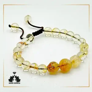 دستبند مردانه تمام سیترین